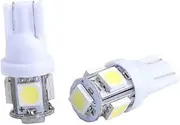 HAPINARY 10PCS LED Car Bulbs Side Light White Error Fit for Cars Motorbikes Easy to Install Versatile Use as Map License Plate Trunk Backup Light
