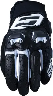 Five SF3, gloves , color: Black/White , size: 3XL