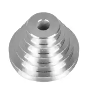Sturdy Aluminum Pagoda Pulley Wheel for Drill Press 5 Step Speed Options