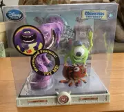Disney Pixar Monsters University Art & Mike Articulated Action Figures Orig Case