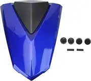 Brilluxa Rear Seat Cowl, Fairing Cover, Seat Fairing, Motorcycle Rear Seat Cowl Fairing, ABS Tail Cover Pillion Back Seat Fairing Hard for Compatible with Yamaha YZF R25 R3 MT25 MT03 2013‑2022 (Blue)