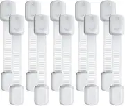 EZONEDEAL 8PACK Child Safety Strap Locks, Child Proof Cabinet Locks, Child Safety Cabinet Locks, Cabinet Locks Baby Proofing, Baby Cabinet Safety, Baby Proof Cabinet Locks