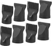 10pcs High Power flat small blow dryer brush blow dryer professional grade Nozzle Collector dryer universal tuyere appendix brush cosmetic hair drying nozzle