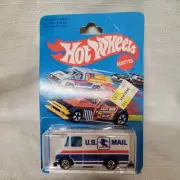 Hot Wheels 1981 U.S. Mail Truck 1976 Letter Getter Die Cast 9643 New