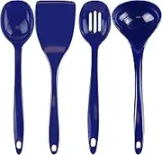 Reston Lloyd Calypso Basics by Melamine Utensil Set, 4-Piece, Indigo