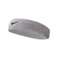 在飛比找蝦皮商城優惠-NIKE SWOOSH HEADBAND 灰 基本款 白勾 