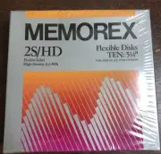 NEW Memorex Floppy Disk 3.5 Inch 2S/HD For IBM PS/2 Box of 10