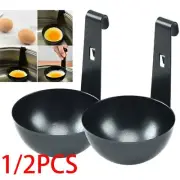 1/2PCS Egg Poacher Stainless Steel Poached Egg Cooker Hanging Poached Egg Cups