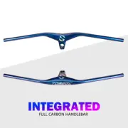 Stem -17 Degrees Carbon Fibre Bicycle Integrated Handlebar Stem Diameter 28.6mm