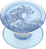 PopSockets: PopGrip Plant - Expanding Stand and Grip Made with Plant Based Materials with a Swappable Top for Smartphones and Tablets - Translucent Ocean