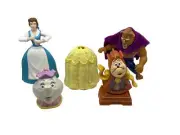1992 Beauty And The Beast McDonald’s Complete Set Of 4 European Figures