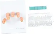 Beaupretty 1set Nail Art Practice Model Flexible Finger for Manicure Training Complete Accessories for Home Salon Use Realistic Display Board for Beginners
