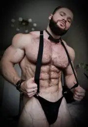 [A899] Handsome Male Cute Model Showing Off Body And Muscles Body Builder