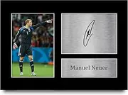 HWC Trading A4 Manuel Neuer Germany Gifts Printed Signed Autograph Picture for Fans and Supporters - A4