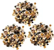 Gadpiparty Flower Pot Pebbles 3 Sets of Small River Stones Decorative Stones for Garden Pots