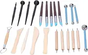 24Pcs Pottery Tools Set Dotting Tool Dotting Painting Tools Sculpting Carving Trimming Scraper Knife Dotting Pen Kit