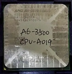 【冠丞3C】AMD A6-3500 APU FM1腳位 三核心 處理器 CPU CPU-A019