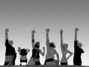 Anime monkey d luffy monochrome nami fists tony chopper Playmat Gaming Mat