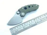 TwoSun Mini Folding Knife G10 Handle Flipper Camping Pocket Knife TS417-D2-SW