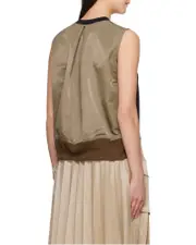 panelled tank top 1,2,3 Nude
