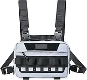 Running Chest Pack, Jogging Carrier Tackle Storage Lightweight Vest, Utility Chest Pack For Workouts Cycling Hiking Hunting Camping Outdoor Activities