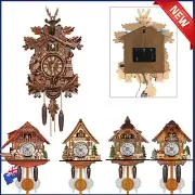 Cuckoo Clock Chiming Vintage Cuckoo Wall Clock Singing Bird Clock Home Decor AU