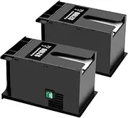 SHUOLEI S2100 C13S210057 Ink Maintenance Box Compatible with Epson SureColor SC-F500 SC-F570 SC-F571 T2170 T3170 T5170 SC-T5180 Printers (2-Pack)