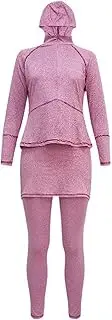 [HongYunoH] Arab Middle East Conservative Swimwear Muslim Islam Full Cover Beach Sports Swimsuit 3 Piece Set