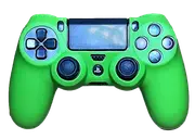Silicone Cover For PS4 Controller Case Skin - Green