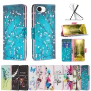 For iPhone 16E SE 2025 Painted Leather Flip Wallet Card Slot Luxury Case Cover