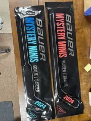 2024 Bauer Mystery Mini stick 2 Sealed Packs Goalie And regular Left Handed New