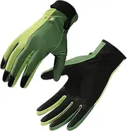 1 Pair Professional Diving Gloves Green, Anti Slip Wear-Resistant Spearfishing Gloves Wetsuit Gloves Surf Snorkeling Gloves for Diving Paddling Swimming Water Sports