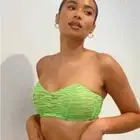 Savage Fenty Lime Green Bra Large