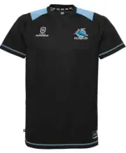 Cronulla Sharks NRL Mens Performance Shirt Sizes S-7XL BNWT