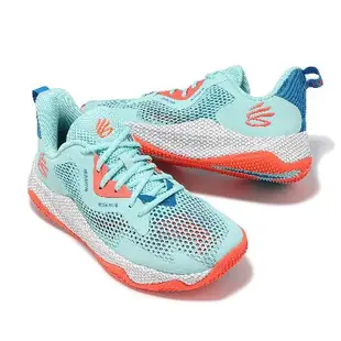 Under Armour 籃球鞋 Curry HOVR Splash 3 男鞋 藍 Neo Turquoise Beta UA 3026899300