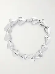 [Alaïa] Alaïa - Silver-tone Brass Necklace - One size One size Silver