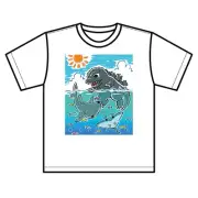 Godzilla vs. Okinawa 3 T-shirt (sea version) TOHO Godzilla Store Japanese Kaiju