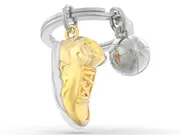 Metalmorphose Miniature 3D Metal Keychain - Basketball MTM-KBA
