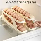 Slide-style Egg Organizer Fridge Side Door Holder Capacity Carton