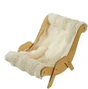 Fruusv Furry Indoor Cat Sofa, Cute Cat Couch Bed, Plush Pet Cat Couch, Cat Sofas Soft, Small Dog Sofas, Calming Pet Sofa Bed, Small Dog Bed, Dog Couch Cat Sofas, Plush Calming Pet Bed for Puppy