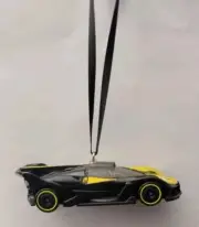 Bugatti Bolide Custom Christmas Ornament 1/64 Die-cast Black