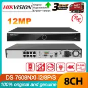 Hikvision 12MP 8CH 8POE AcuSense 4K IP Network Video Recorder DS-7608NXI-I2/8P/S