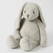 Jiggle & Giggle Grey Bunny Soft Plush-Extra Large