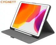 Cygnett Tekview Slimline Case w/ Apple Pencil Holder for iPad 10.2" - Black