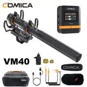 Comica VM40 Shotgun Microphone 200m Wireless Camera Mic 48kHz/32-bit 32G Storage