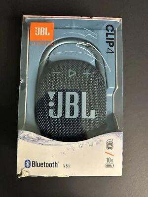 JBL CLIP 4 Integrate Carabiner Dust Waterproof Wireless Bluetooth Speaker ~ BLUE