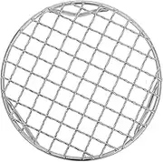 DINHEAROM Stainless Steel Cooking Rack for Air Fryer and Electric Ceramic Stoves Round Grill Rack with Legs Versatile for Baking and Grilling Fine Mesh for Even Cooking