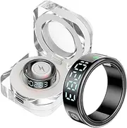 Smart Ring Touch Fitness Ring Tracker Smart Rings for Men Women Smart Ring Android iOS Sleep Tracker Pedometer Heart Free SpO2 Waterproof TIK Tok Scrolling Fitness Ring Activity Tracker