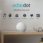 Amazon Echo Dot 4th Gen Smart speaker with Alexa (White Charcoal) NEW LATEST NIB