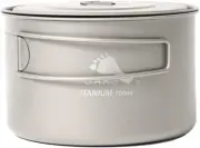 TOAKS Titanium 700ml Ultralight Pot Camping Cookware Outdoor Pots, Hiking Equ...